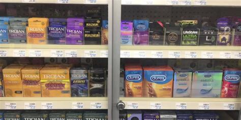 where are condoms in walmart